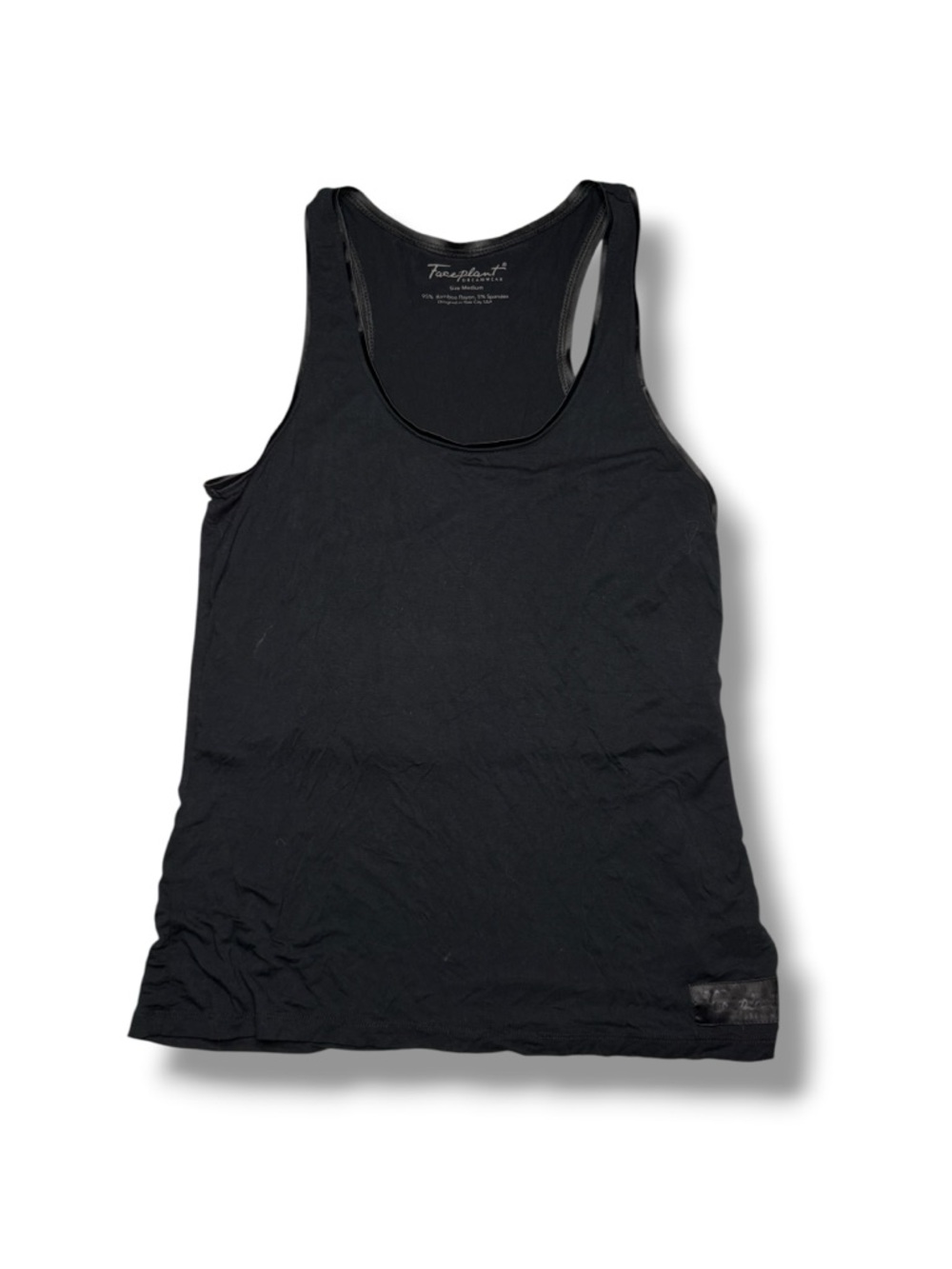 Faceplant Dreams Black PJ Tank Top Size Medium